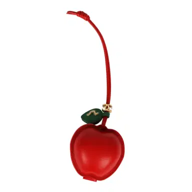 Chanel Chanel "Charming City" Apple Bag Charm Red, Green Lambskin Gold Hardware | Thumbnail 1 Chanel Chanel "Charming City" Apple Bag Charm Red, Green Lambskin Gold Hardware | Thumbnail 1