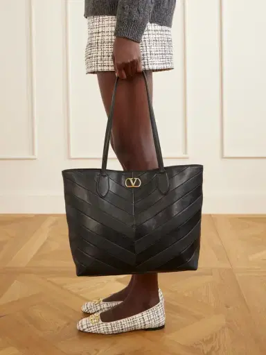 Valentino Garavani Jean Medium Chevron Leather Tote | Thumbnail 2 Valentino Garavani Jean Medium Chevron Leather Tote | Thumbnail 2