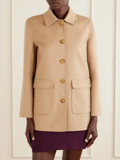Valentino Garavani Wool And Cashmere-blend Coat | Thumbnail 3 Valentino Garavani Wool And Cashmere-blend Coat | Thumbnail 3