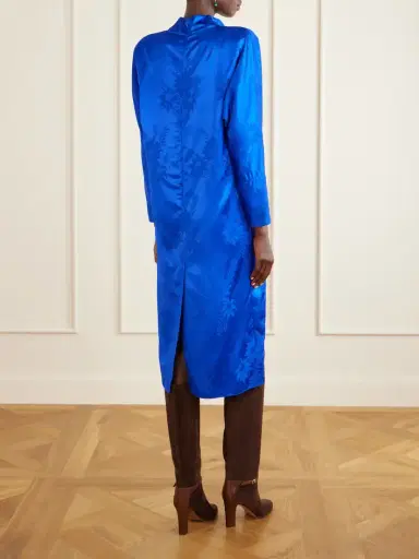 Valentino Garavani Silk-blend Jacquard Midi Dress | Thumbnail 3 Valentino Garavani Silk-blend Jacquard Midi Dress | Thumbnail 3