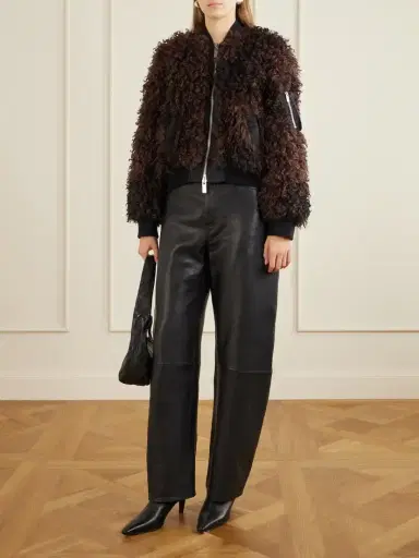 Sacai Plush Bomber Jacket | Thumbnail 2 Sacai Plush Bomber Jacket | Thumbnail 2