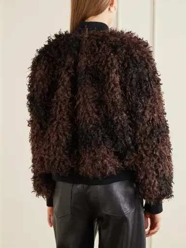 Sacai Plush Bomber Jacket | Thumbnail 4 Sacai Plush Bomber Jacket | Thumbnail 4