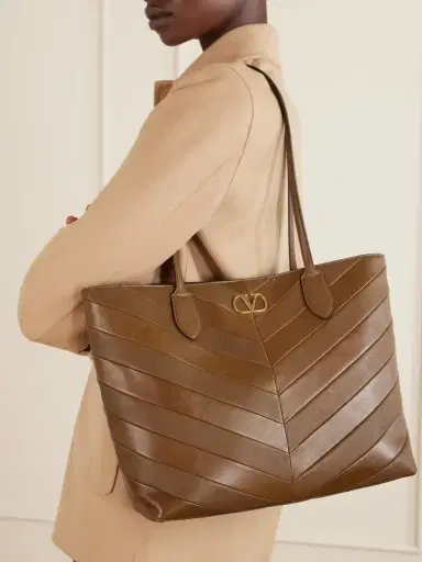 Valentino Garavani Jean Medium Chevron Leather Tote | Thumbnail 2 Valentino Garavani Jean Medium Chevron Leather Tote | Thumbnail 2