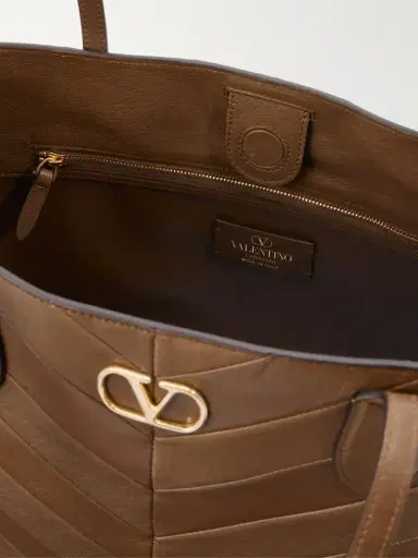 Valentino Garavani Jean Medium Chevron Leather Tote | Thumbnail 6 Valentino Garavani Jean Medium Chevron Leather Tote | Thumbnail 6