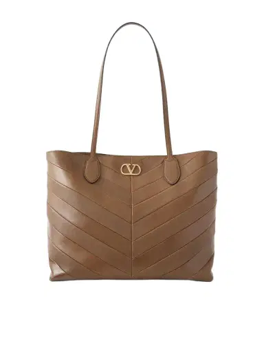 Valentino Garavani Jean Medium Chevron Leather Tote | Thumbnail 1 Valentino Garavani Jean Medium Chevron Leather Tote | Thumbnail 1
