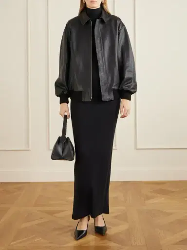 Nour Hammour Toyen Leather Bomber | Thumbnail 2 Nour Hammour Toyen Leather Bomber | Thumbnail 2