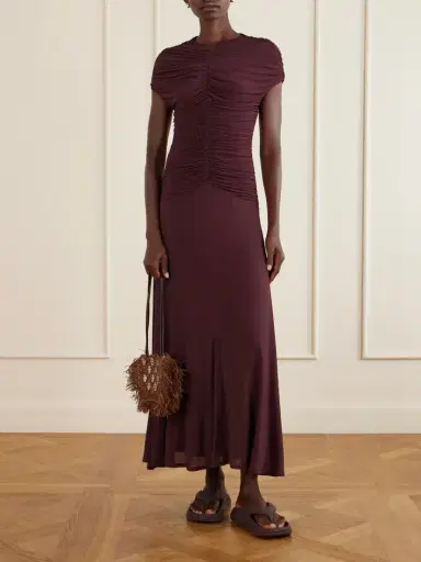 Rabanne Embellished Raffia Shoulder Bag | Thumbnail 3 Rabanne Embellished Raffia Shoulder Bag | Thumbnail 3