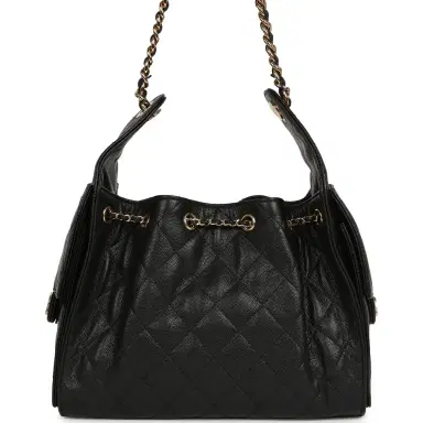 Chanel Chanel Small 25 Hobo Bag Black Caviar Gold Hardware | Thumbnail 4 Chanel Chanel Small 25 Hobo Bag Black Caviar Gold Hardware | Thumbnail 4