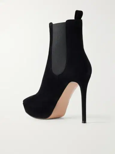 Gianvito Rossi Kim 85 Suede Ankle Boots | Thumbnail 3 Gianvito Rossi Kim 85 Suede Ankle Boots | Thumbnail 3