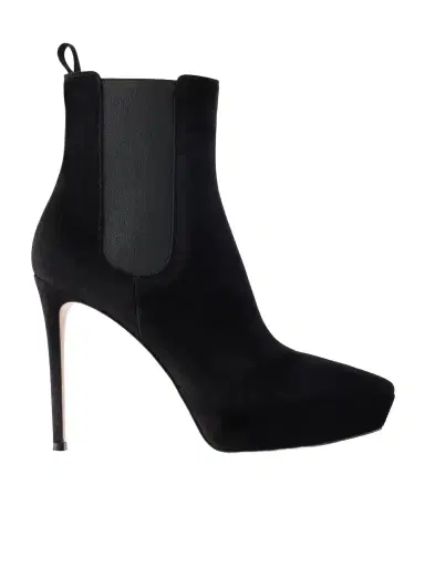Gianvito Rossi Kim 85 Suede Ankle Boots | Thumbnail 1 Gianvito Rossi Kim 85 Suede Ankle Boots | Thumbnail 1