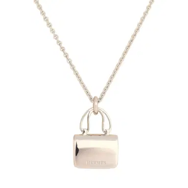 HERMÈS Hermes Amulettes Constance Pendant Necklace Diamonds 18K White Gold | Thumbnail 5 HERMÈS Hermes Amulettes Constance Pendant Necklace Diamonds 18K White Gold | Thumbnail 5