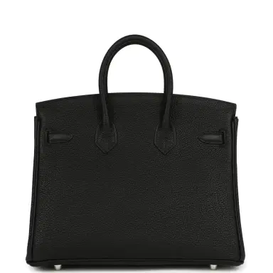 HERMÈS Hermes Birkin 25 Black Togo Palladium Hardware | Thumbnail 3 HERMÈS Hermes Birkin 25 Black Togo Palladium Hardware | Thumbnail 3