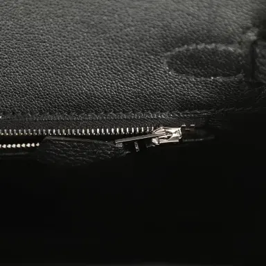 HERMÈS Hermes Birkin 25 Black Togo Palladium Hardware | Thumbnail 9 HERMÈS Hermes Birkin 25 Black Togo Palladium Hardware | Thumbnail 9