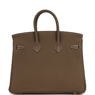 HERMÈS Hermes Birkin 25 Etoupe Togo Gold Hardware | Thumbnail 5 HERMÈS Hermes Birkin 25 Etoupe Togo Gold Hardware | Thumbnail 5