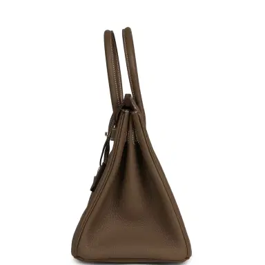 HERMÈS Hermes Birkin 30 Etoupe Togo Brushed Palladium Hardware | Thumbnail 4 HERMÈS Hermes Birkin 30 Etoupe Togo Brushed Palladium Hardware | Thumbnail 4
