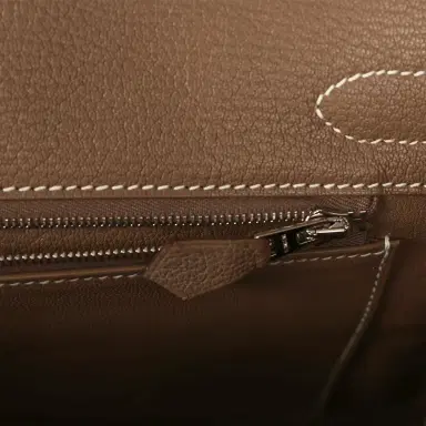 HERMÈS Hermes Birkin 30 Etoupe Togo Brushed Palladium Hardware | Thumbnail 8 HERMÈS Hermes Birkin 30 Etoupe Togo Brushed Palladium Hardware | Thumbnail 8