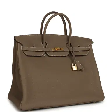 HERMÈS Hermes Birkin 40 Etoupe Togo Gold Hardware | Thumbnail 2 HERMÈS Hermes Birkin 40 Etoupe Togo Gold Hardware | Thumbnail 2