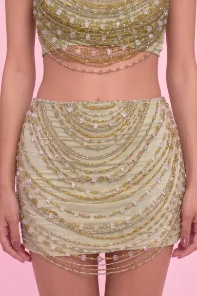 PatBo LINEA BEADED MINI SKIRT | Thumbnail 1 PatBo LINEA BEADED MINI SKIRT | Thumbnail 1