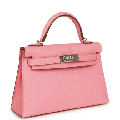 HERMÈS Hermes Kelly Sellier 20 Rose Confetti Epsom Palladium Hardware | Thumbnail 2 HERMÈS Hermes Kelly Sellier 20 Rose Confetti Epsom Palladium Hardware | Thumbnail 2