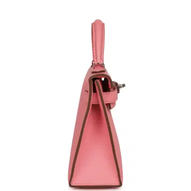 HERMÈS Hermes Kelly Sellier 20 Rose Confetti Epsom Palladium Hardware | Thumbnail 3 HERMÈS Hermes Kelly Sellier 20 Rose Confetti Epsom Palladium Hardware | Thumbnail 3