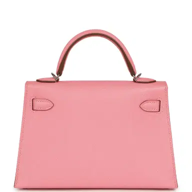 HERMÈS Hermes Kelly Sellier 20 Rose Confetti Epsom Palladium Hardware | Thumbnail 4 HERMÈS Hermes Kelly Sellier 20 Rose Confetti Epsom Palladium Hardware | Thumbnail 4