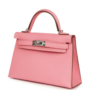 HERMÈS Hermes Kelly Sellier 20 Rose Confetti Epsom Palladium Hardware | Thumbnail 5 HERMÈS Hermes Kelly Sellier 20 Rose Confetti Epsom Palladium Hardware | Thumbnail 5