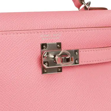 HERMÈS Hermes Kelly Sellier 20 Rose Confetti Epsom Palladium Hardware | Thumbnail 7 HERMÈS Hermes Kelly Sellier 20 Rose Confetti Epsom Palladium Hardware | Thumbnail 7