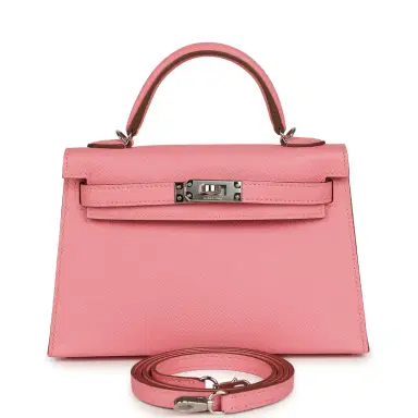 HERMÈS Hermes Kelly Sellier 20 Rose Confetti Epsom Palladium Hardware | Thumbnail 1 HERMÈS Hermes Kelly Sellier 20 Rose Confetti Epsom Palladium Hardware | Thumbnail 1