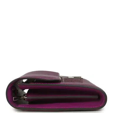 HERMÈS Pre-owned Hermes Constance Wallet To Go Anemone Epsom Palladium Hardware | Thumbnail 4 HERMÈS Pre-owned Hermes Constance Wallet To Go Anemone Epsom Palladium Hardware | Thumbnail 4