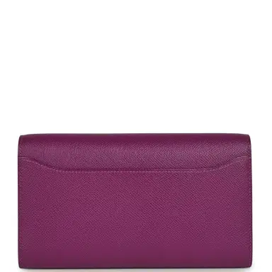 HERMÈS Pre-owned Hermes Constance Wallet To Go Anemone Epsom Palladium Hardware | Thumbnail 5 HERMÈS Pre-owned Hermes Constance Wallet To Go Anemone Epsom Palladium Hardware | Thumbnail 5