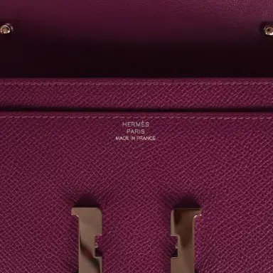 HERMÈS Pre-owned Hermes Constance Wallet To Go Anemone Epsom Palladium Hardware | Thumbnail 7 HERMÈS Pre-owned Hermes Constance Wallet To Go Anemone Epsom Palladium Hardware | Thumbnail 7