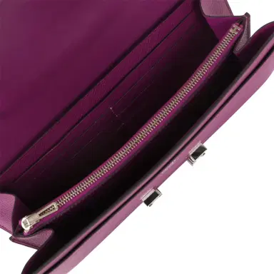 HERMÈS Pre-owned Hermes Constance Wallet To Go Anemone Epsom Palladium Hardware | Thumbnail 10 HERMÈS Pre-owned Hermes Constance Wallet To Go Anemone Epsom Palladium Hardware | Thumbnail 10