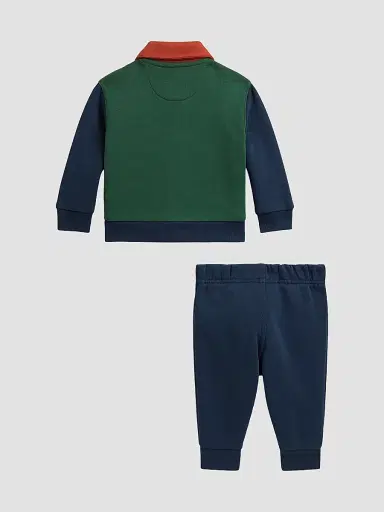Polo Ralph Lauren Baby Boy's 2-Piece Jacket & Joggers Set - Verano Green Multi 9 Months | Thumbnail 2 Polo Ralph Lauren Baby Boy's 2-Piece Jacket & Joggers Set - Verano Green Multi 9 Months | Thumbnail 2