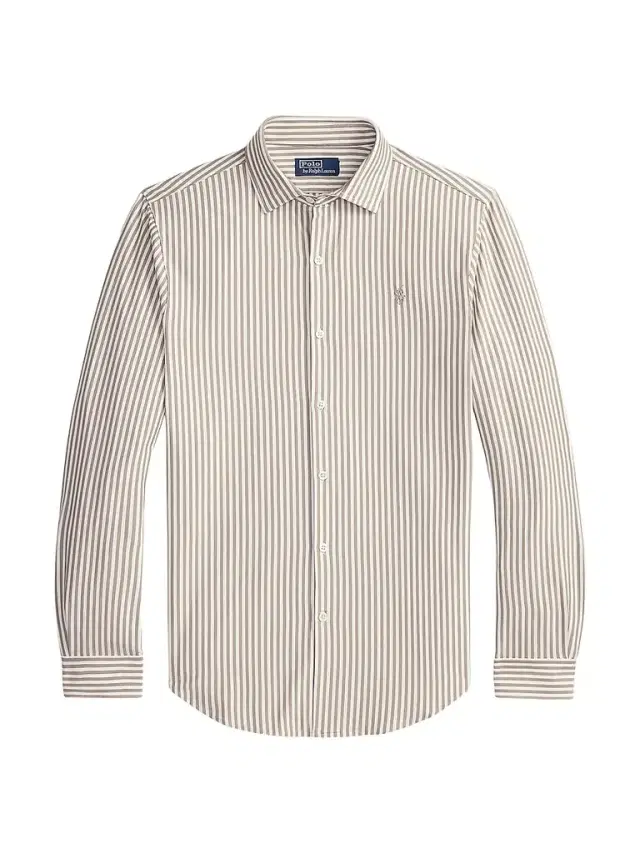 Men's Classic-Fit Seersucker Oxford Shirt - Taupe White - Size XXL Men's Classic-Fit Seersucker Oxford Shirt - Taupe White - Size XXL