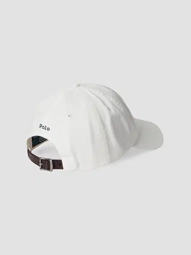 Polo Ralph Lauren Men's Pony Cotton Baseball Cap - Deckwash White | Thumbnail 2 Polo Ralph Lauren Men's Pony Cotton Baseball Cap - Deckwash White | Thumbnail 2