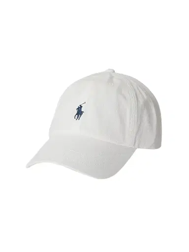 Polo Ralph Lauren Men's Pony Cotton Baseball Cap - Deckwash White | Thumbnail 1 Polo Ralph Lauren Men's Pony Cotton Baseball Cap - Deckwash White | Thumbnail 1