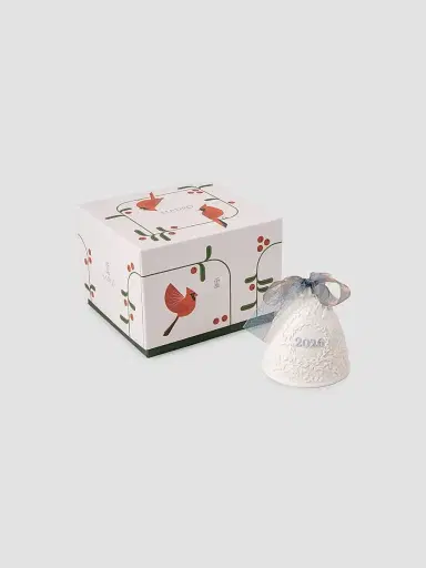 Lladro 2026 Christmas Bell - White And Blue | Thumbnail 2 Lladro 2026 Christmas Bell - White And Blue | Thumbnail 2