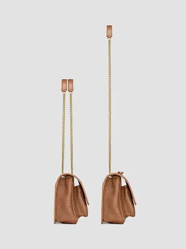 Saint Laurent Women's Niki Baby Shoulder Bag in Vintage Leather - Light Caramel | Thumbnail 5 Saint Laurent Women's Niki Baby Shoulder Bag in Vintage Leather - Light Caramel | Thumbnail 5