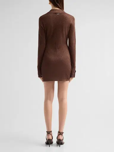 Ksubi Women's Devin Long-Sleeve Shirtdress - Stone - Size XL | Thumbnail 3 Ksubi Women's Devin Long-Sleeve Shirtdress - Stone - Size XL | Thumbnail 3