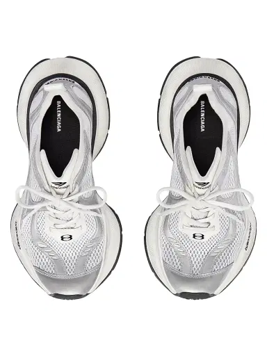 Balenciaga Women's Circuit Sneakers - White Silver | Thumbnail 5 Balenciaga Women's Circuit Sneakers - White Silver | Thumbnail 5