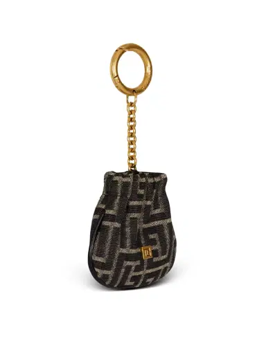 Balmain Pulse monogram jacquard key ring | Thumbnail 2 Balmain Pulse monogram jacquard key ring | Thumbnail 2