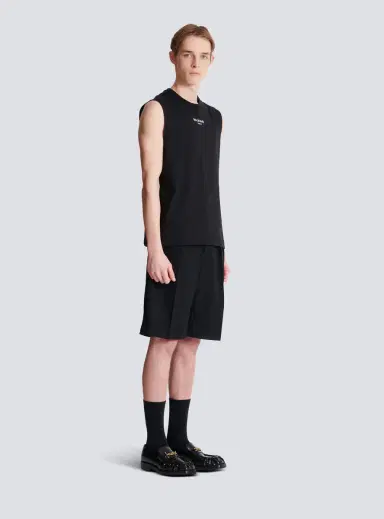 Balmain Embroidered Paris tank top | Thumbnail 3 Balmain Embroidered Paris tank top | Thumbnail 3