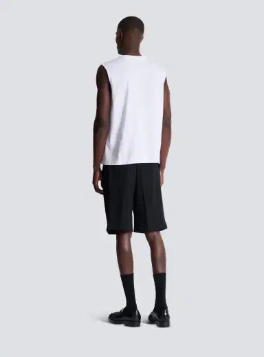 Balmain Embroidered Paris tank top | Thumbnail 4 Balmain Embroidered Paris tank top | Thumbnail 4