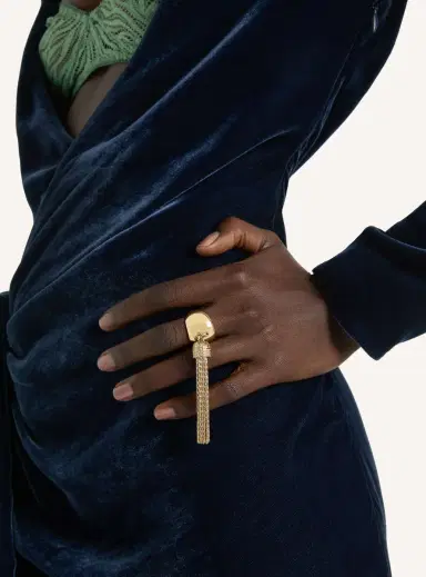 Balmain Brass tassel ring | Thumbnail 2 Balmain Brass tassel ring | Thumbnail 2