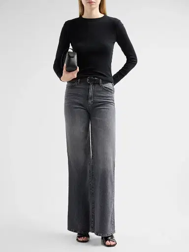 Mother Women's The Hustler Roller Sneak Jeans - Outta Sight - Size 32 | Thumbnail 2 Mother Women's The Hustler Roller Sneak Jeans - Outta Sight - Size 32 | Thumbnail 2
