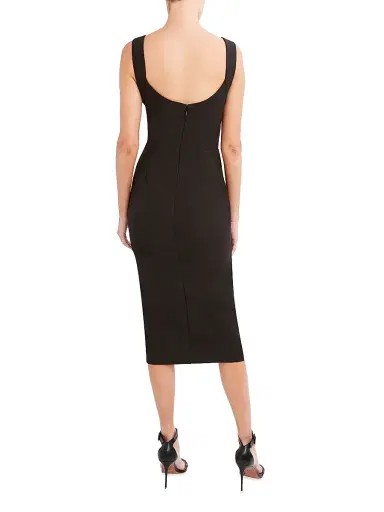 BCBGMAXAZRIA Women's Sweetheart Body-Con Midi-Dress - Black | Thumbnail 5 BCBGMAXAZRIA Women's Sweetheart Body-Con Midi-Dress - Black | Thumbnail 5
