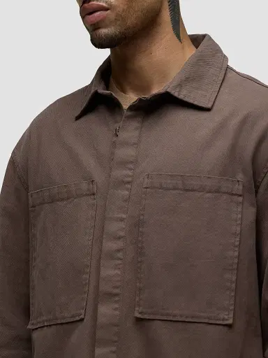 Hudson Jeans Men's Canteen Denim Overshirt | Thumbnail 6 Hudson Jeans Men's Canteen Denim Overshirt | Thumbnail 6
