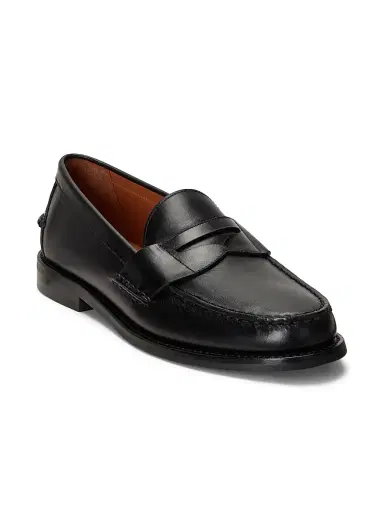 Polo Ralph Lauren Men's Alston Penny Full-Grain Loafers - Black | Thumbnail 2 Polo Ralph Lauren Men's Alston Penny Full-Grain Loafers - Black | Thumbnail 2