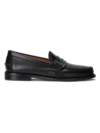 Polo Ralph Lauren Men's Alston Penny Full-Grain Loafers - Black | Thumbnail 1 Polo Ralph Lauren Men's Alston Penny Full-Grain Loafers - Black | Thumbnail 1