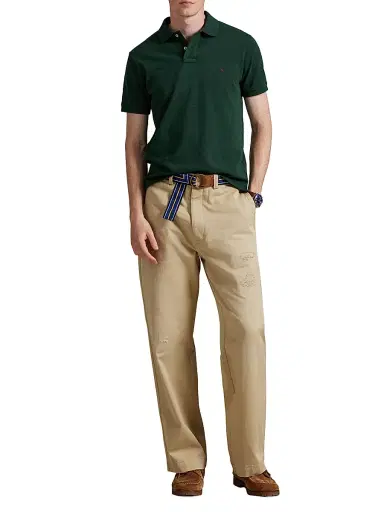 Polo Ralph Lauren Men's The Iconic Cotton Mesh Polo Shirt | Thumbnail 2 Polo Ralph Lauren Men's The Iconic Cotton Mesh Polo Shirt | Thumbnail 2